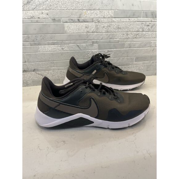 Nike Men’s Legend Essential 2 Running Shoes Size 8.5 Cargo Khaki - Great Shape - Picture 1 of 7
